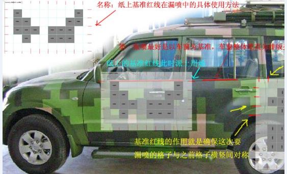 渝中车辆迷彩喷涂,设备迷彩漆翻新