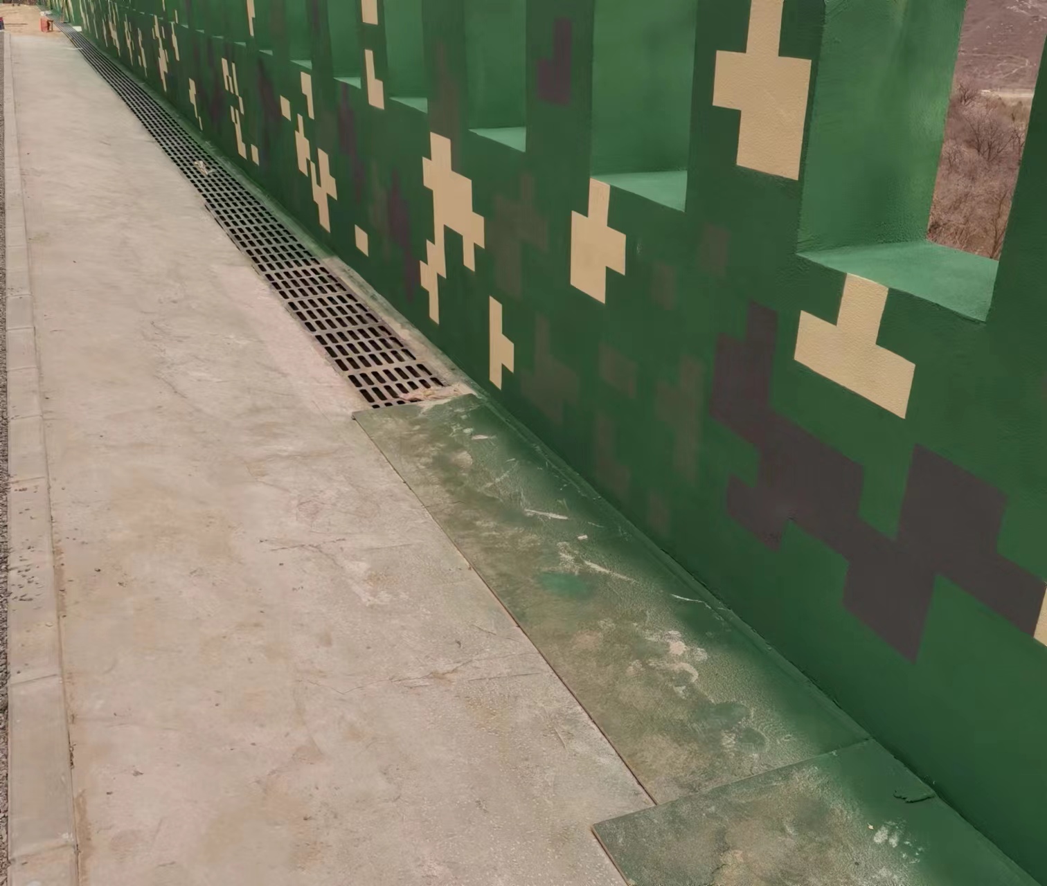 渝中围墙迷彩喷涂,数迷彩漆